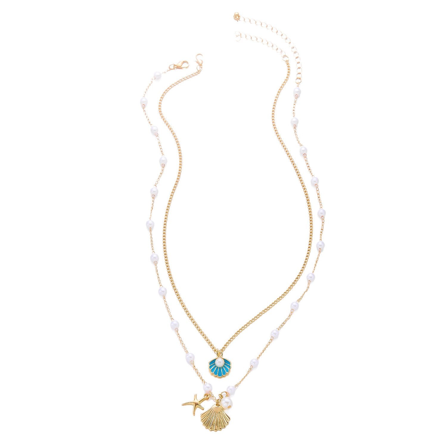 Cross Pearl Necklace