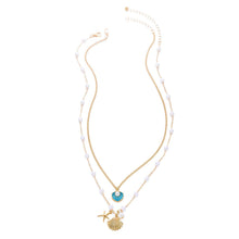 Load image into Gallery viewer, Cross Pearl Necklace