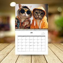 Load image into Gallery viewer, 2025 Stylish Cats Calendar/Gift For Cat Lover