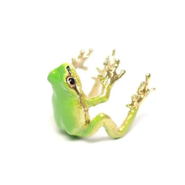 Latest-tree Frog Ring