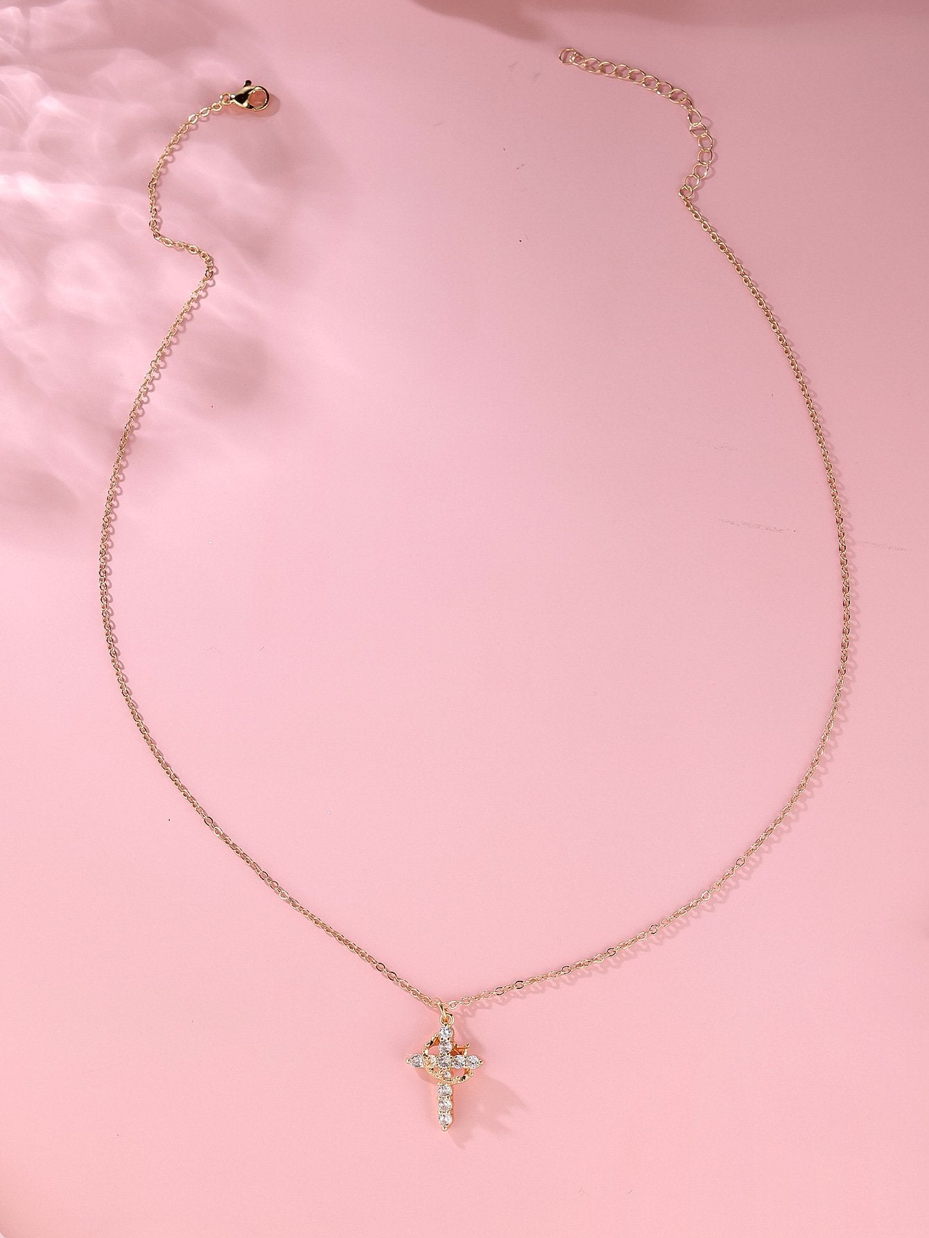 Cross Pearl Necklace