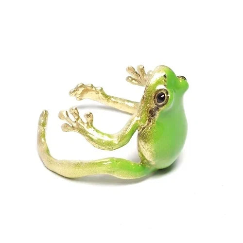Latest-tree Frog Ring