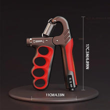 Load image into Gallery viewer, Adjustable electronic counting strength grip