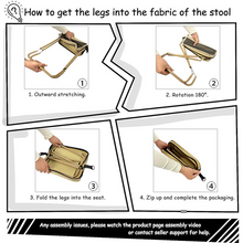 Load image into Gallery viewer, Foldable Backpack Stool