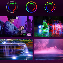 Load image into Gallery viewer, Double-Layer Waterproof Adhesive LED Pool Light