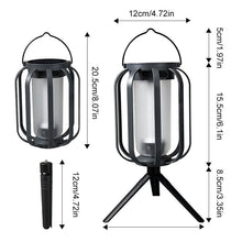 Load image into Gallery viewer, Solar lantern outdoor light with 4 Modes