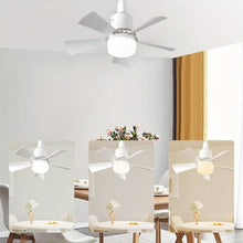 Load image into Gallery viewer, Bright Cool Ceiling Socket Fan &amp; Light with Remote Control