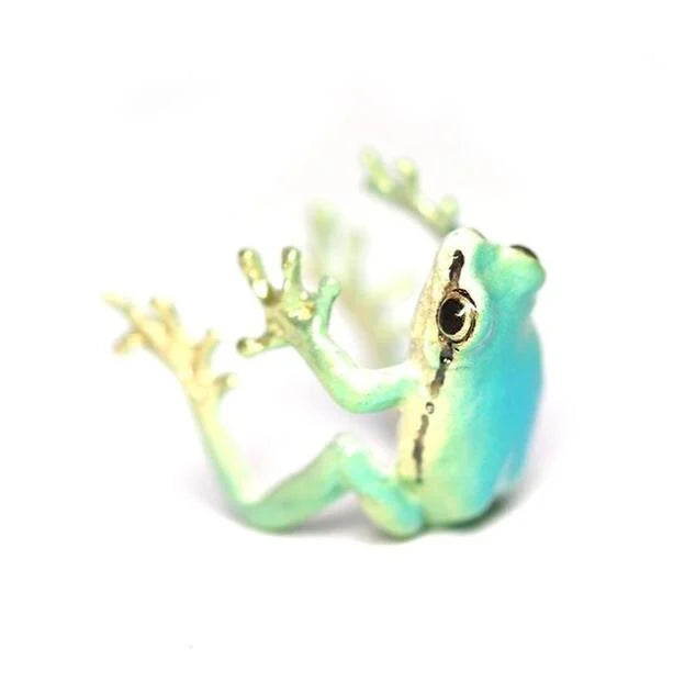 Latest-tree Frog Ring
