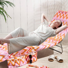 Load image into Gallery viewer, Sun Lounger Towel with Pockets Storage in a Bag