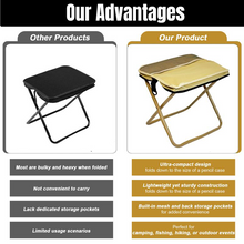 Load image into Gallery viewer, Foldable Backpack Stool