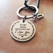 Load image into Gallery viewer, Sank® TO MY SON/DAUGHTER Keychain