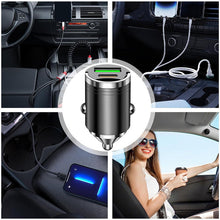 Load image into Gallery viewer, Metal Pull-Ring Invisible Fast Car Charger