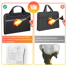 Load image into Gallery viewer, Large Capacity A4 Fireproof File Folder with Handle