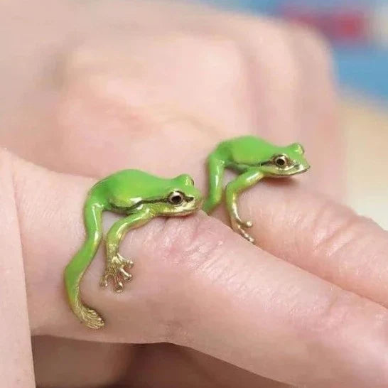 Latest-tree Frog Ring