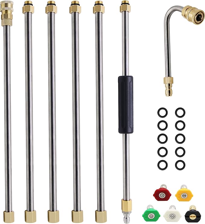 Saker Pressure Washer Extension Wand Set