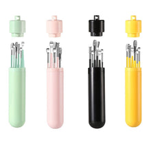 Load image into Gallery viewer, 6 Counts Set Stainless Steel Spiral Ear Massage Cleaning Tool