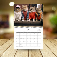 Load image into Gallery viewer, 2025 Stylish Cats Calendar/Gift For Cat Lover