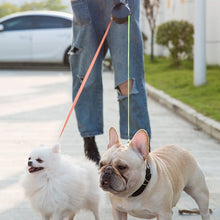 Load image into Gallery viewer, Pet automatic double leash