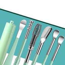 Load image into Gallery viewer, 6 Counts Set Stainless Steel Spiral Ear Massage Cleaning Tool