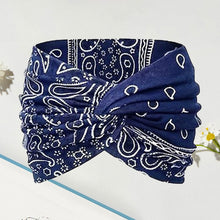 Load image into Gallery viewer, Printed cross yoga headband