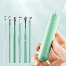 Load image into Gallery viewer, 6 Counts Set Stainless Steel Spiral Ear Massage Cleaning Tool