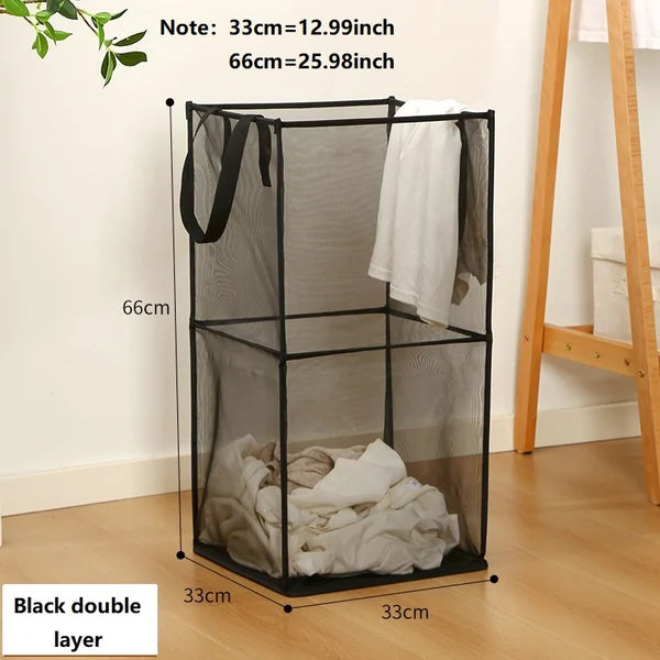 Collapsible laundry basket