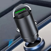Load image into Gallery viewer, Metal Pull-Ring Invisible Fast Car Charger
