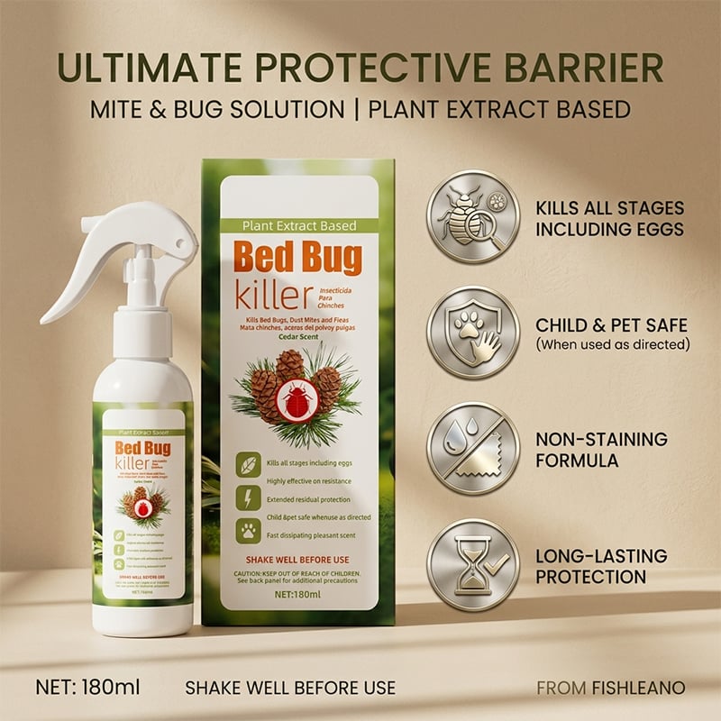 Plant-Powered Bed Bug and Mite Eliminator Spray