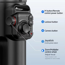 Load image into Gallery viewer, Smart 3-Axis Gimbal Stabilizer with AI Tracking – Professional Video Shooting Tool