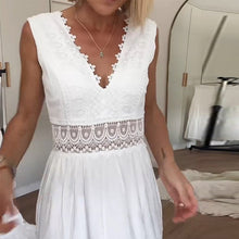 Load image into Gallery viewer, Sleeveless Lace Long Dress(Pre-sale)