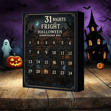 Load image into Gallery viewer, 31 Nights of Fright Halloween Countdown Box