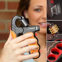 Load image into Gallery viewer, Adjustable electronic counting strength grip