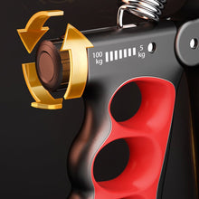 Load image into Gallery viewer, Adjustable electronic counting strength grip