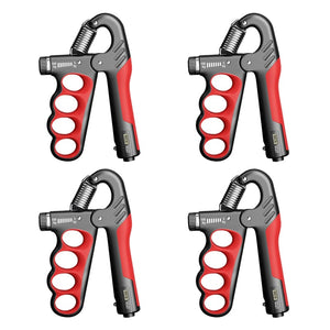 Adjustable electronic counting strength grip