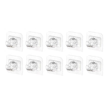 Load image into Gallery viewer, Transparent Hanging Rod Clip