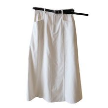 Load image into Gallery viewer, Solid Color A-Line Half-Body Skirt