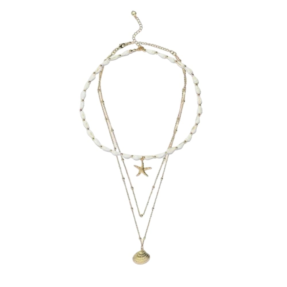 Cross Pearl Necklace