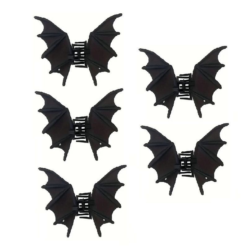 Matte Black Bat Hair Claw