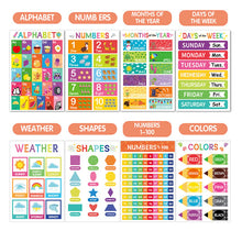 Load image into Gallery viewer, Colorful Educational Posters（16 PCS/SET ）