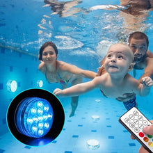 Load image into Gallery viewer, Double-Layer Waterproof Adhesive LED Pool Light