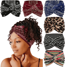 Load image into Gallery viewer, Printed cross yoga headband
