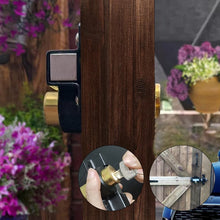 Load image into Gallery viewer, Garden gate spring crossbar lock