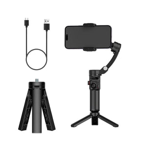 Smart 3-Axis Gimbal Stabilizer with AI Tracking – Professional Video Shooting Tool
