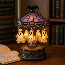 Load image into Gallery viewer, Edition Halloween Spinning Ghost Night Light