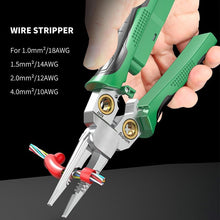 Load image into Gallery viewer, 8-in-1 Heavy Duty Wire Stripper Pliers with Voltage Test