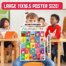 Load image into Gallery viewer, Colorful Educational Posters（16 PCS/SET ）
