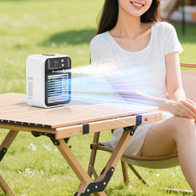Load image into Gallery viewer, Portable 3-In-1 Cooling Fan with 2-Speed Mist