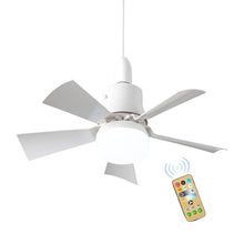 Load image into Gallery viewer, Bright Cool Ceiling Socket Fan &amp; Light with Remote Control