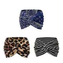 Load image into Gallery viewer, Printed cross yoga headband