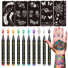 Load image into Gallery viewer, Temporary Tattoo Markers Set